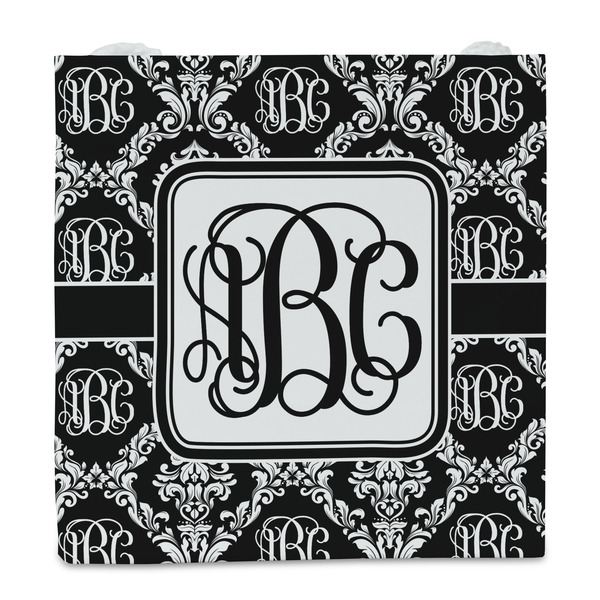 Monogrammed Damask Party Favor Gift Bag - Matte - Front