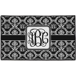 Monogrammed Damask Door Mat - 60"x36" (Personalized)