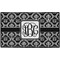 Monogrammed Damask Personalized - 60x36 (APPROVAL)