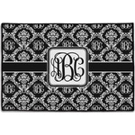 Monogrammed Damask Door Mat - 36"x24" (Personalized)