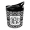 Monogrammed Damask Plastic Ice Bucket (Personalized)