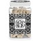 Monogrammed Damask Dog Treat Jar (Personalized)