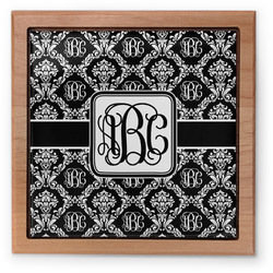 Monogrammed Damask Pet Urn