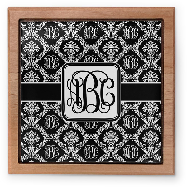 Monogrammed Damask Pet Urn - Apvl