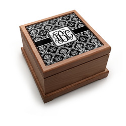 Monogrammed Damask Pet Urn