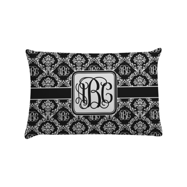 Custom Monogrammed Damask Pillow Case - Standard (Personalized)