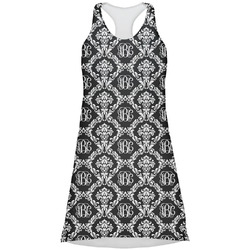 Monogrammed Damask Racerback Dress - Small (Personalized)