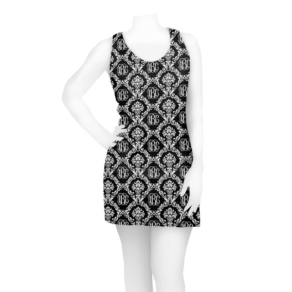 Monogrammed Damask Racerback Dress - On Model - Front