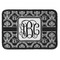 Monogrammed Damask Rectangle Patch