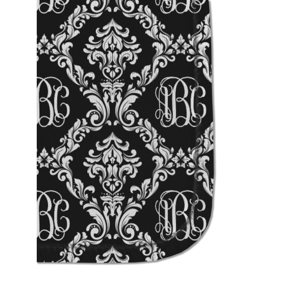 Monogrammed Damask Sanitizer Holder Keychain - Detail