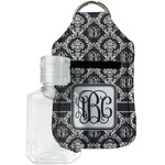 Monogrammed Damask Hand Sanitizer & Keychain Holder