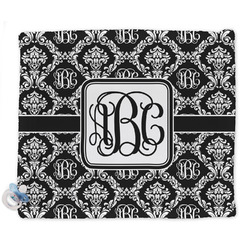 Monogrammed Damask Security Blankets - Double Sided