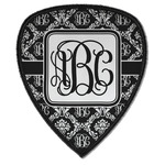 Monogrammed Damask Iron on Shield Patch A