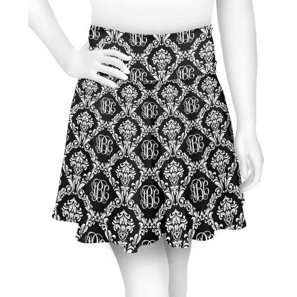 Custom Monogrammed Damask Skater Skirt - Small (Personalized)