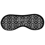 Monogrammed Damask Sleeping Eye Masks - Large