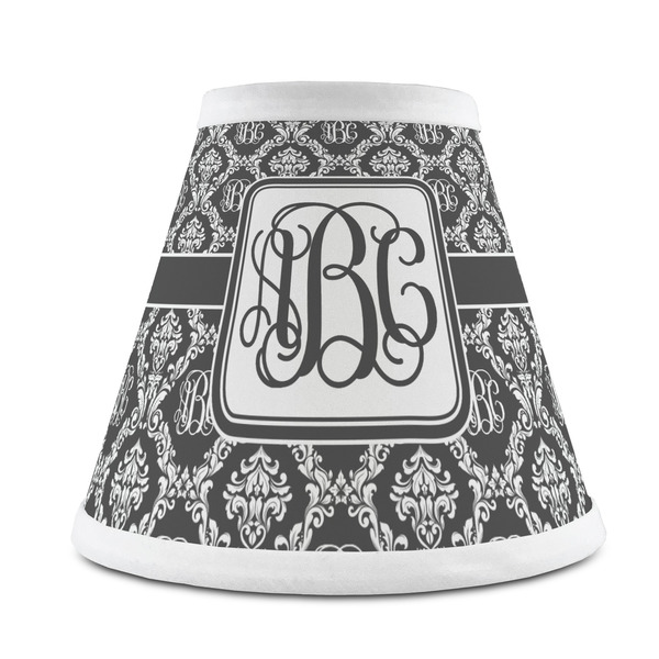 Custom Monogrammed Damask Chandelier Lamp Shade (Personalized)