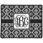 Monogrammed Damask Large Gaming Mouse Pad - 12.5" x 10"