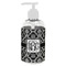 Monogrammed Damask Plastic Soap / Lotion Dispenser (8 oz - Small - White)