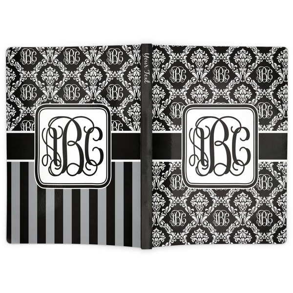 Monogrammed Damask Soft Cover Journal - Apvl