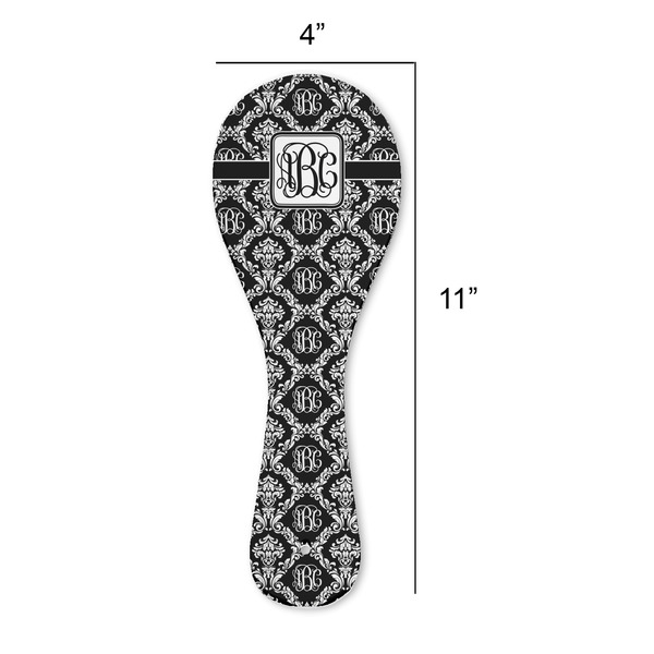 Monogrammed Damask Spoon Rest Trivet - APPROVAL