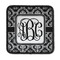 Monogrammed Damask Square Patch