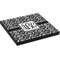 Monogrammed Damask Square Table Top (Angle Shot)