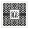 Monogrammed Damask Paper Dinner Napkins