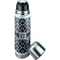 Monogrammed Damask Thermos - Lid Off