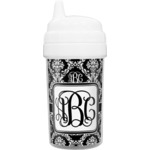 Monogrammed Damask Toddler Sippy Cup (Personalized)
