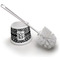 Monogrammed Damask Toilet Brush (Personalized)