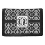 Monogrammed Damask Trifold Wallet (Personalized)