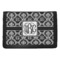 Monogrammed Damask Trifold Wallet (Personalized)