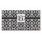 Monogrammed Damask Wall Mounted Coat Hanger - Front View
