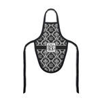 Monogrammed Damask Bottle Apron