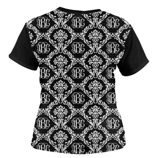 Monogrammed Damask Women's T-shirt Back