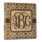 Monogrammed Damask Wood 3-Ring Binder - 1" Letter Size