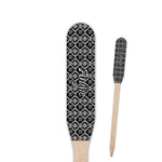 Monogrammed Damask Paddle Wooden Food Picks