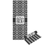 Monogrammed Damask Yoga Mat - Printable Front and Back (Personalized)