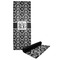 Monogrammed Damask Yoga Mat with Black Rubber Back Full Print View