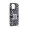 Monogrammed Damask iPhone Case - Rubber Lined - iPhone 13 Mini
