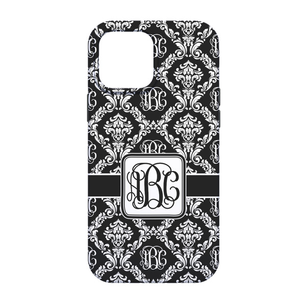 Monogrammed Damask iPhone 13 Pro Tough Case - Back