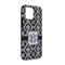 Monogrammed Damask iPhone Case - Rubber Lined - iPhone 13