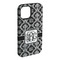 Monogrammed Damask iPhone Case - Rubber Lined