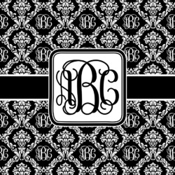 Monogrammed Damask