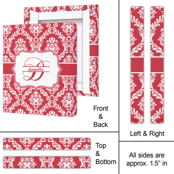 Damask 11x14 - Canvas Print - Approval