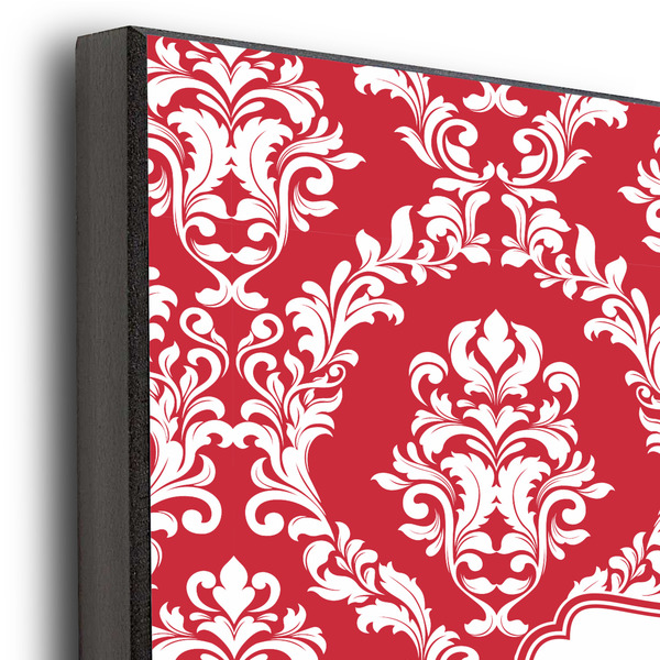 Damask 11x14 Wood Print - Closeup