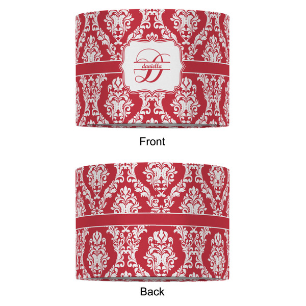 Damask 12" Drum Lampshade - APPROVAL (Fabric)