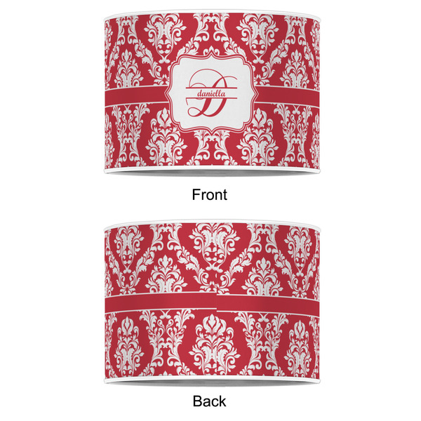 Damask 12" Drum Lampshade - APPROVAL (Poly Film)