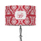Damask 12" Drum Lamp Shade - Fabric (Personalized)