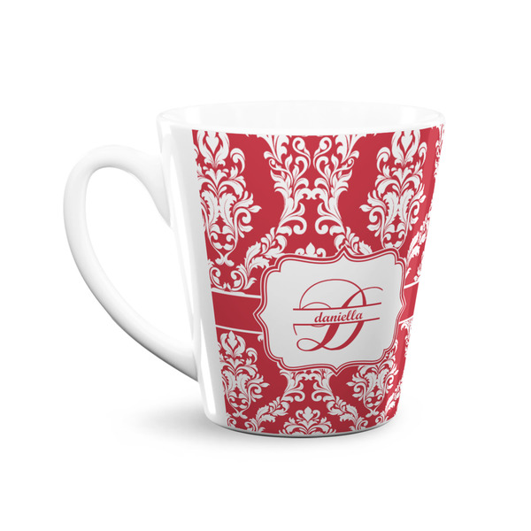 Damask 12 Oz Latte Mug - Front